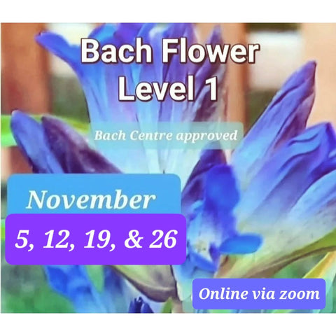 Level 1 Bach Flower Course ~ via Zoom ~November 2025
